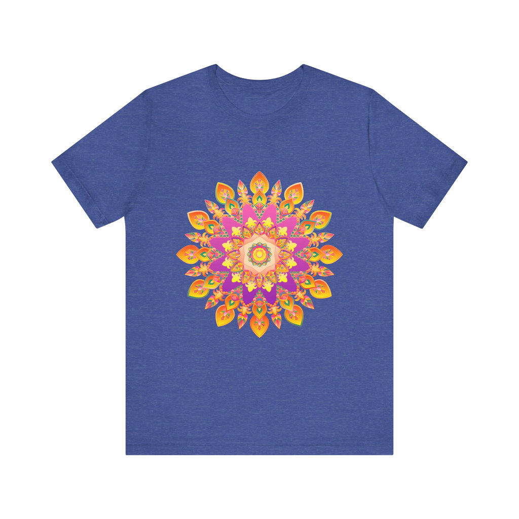 Vibrant Mandala T-Shirt featuring intricate and colorful design perfect for casual wear