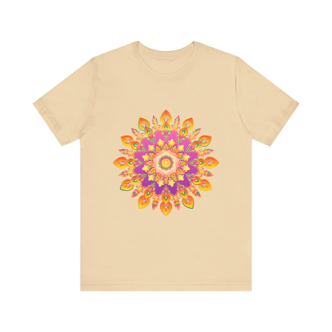 Vibrant Mandala T-Shirt featuring a colorful and detailed design with intricate patterns