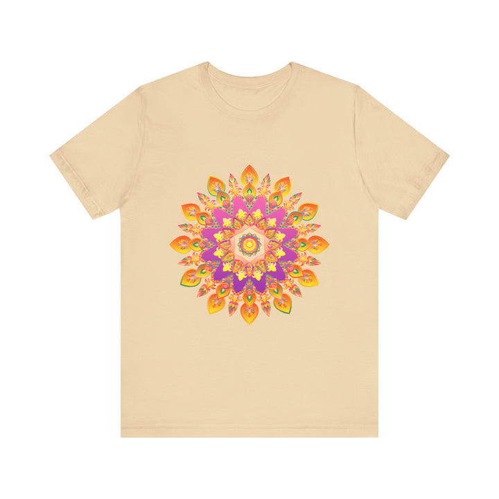 Vibrant Mandala T-Shirt featuring a colorful and detailed design with intricate patterns