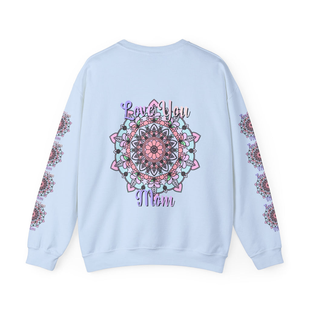 Felpa Mandala per la Mamma con Design Accorato dai Toni Tenui