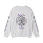 Felpa Mandala "Mamma Potente" in Morbide Tonalità Pastello
