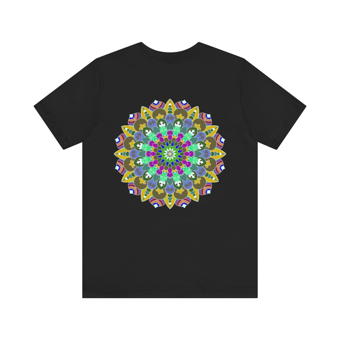 Vibrant Mandala Tee featuring a beautiful design symbolizing spiritual peace and harmony, perfect for those seeking inner tranquility and positive energy