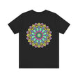 Vibrant Mandala Tee featuring a beautiful design symbolizing spiritual peace and harmony, perfect for those seeking inner tranquility and positive energy
