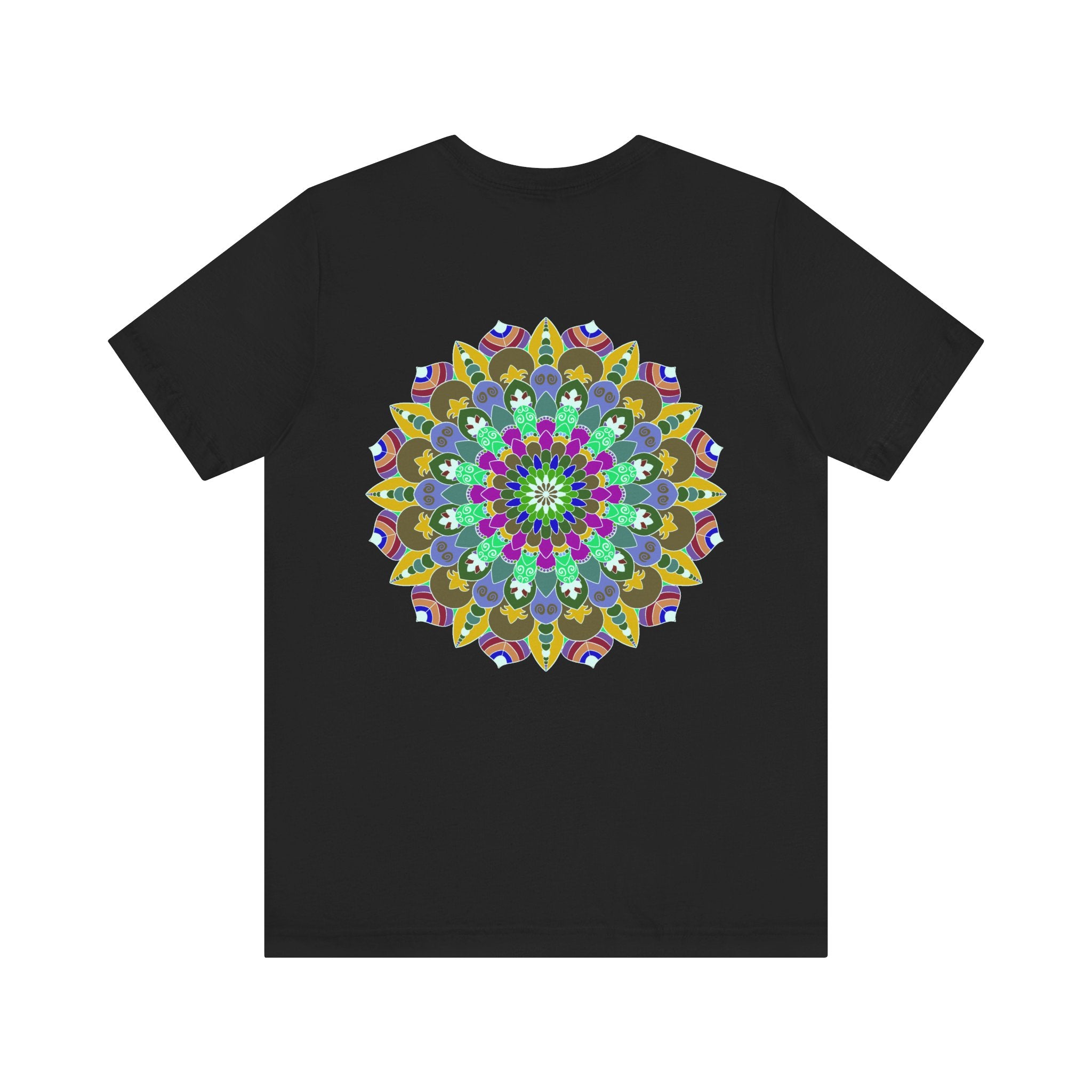 Vibrant Mandala Tee featuring a beautiful design symbolizing spiritual peace and harmony, perfect for those seeking inner tranquility and positive energy