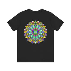 Vibrant Mandala Tee featuring a beautiful design symbolizing spiritual peace and harmony, perfect for those seeking inner tranquility and positive energy