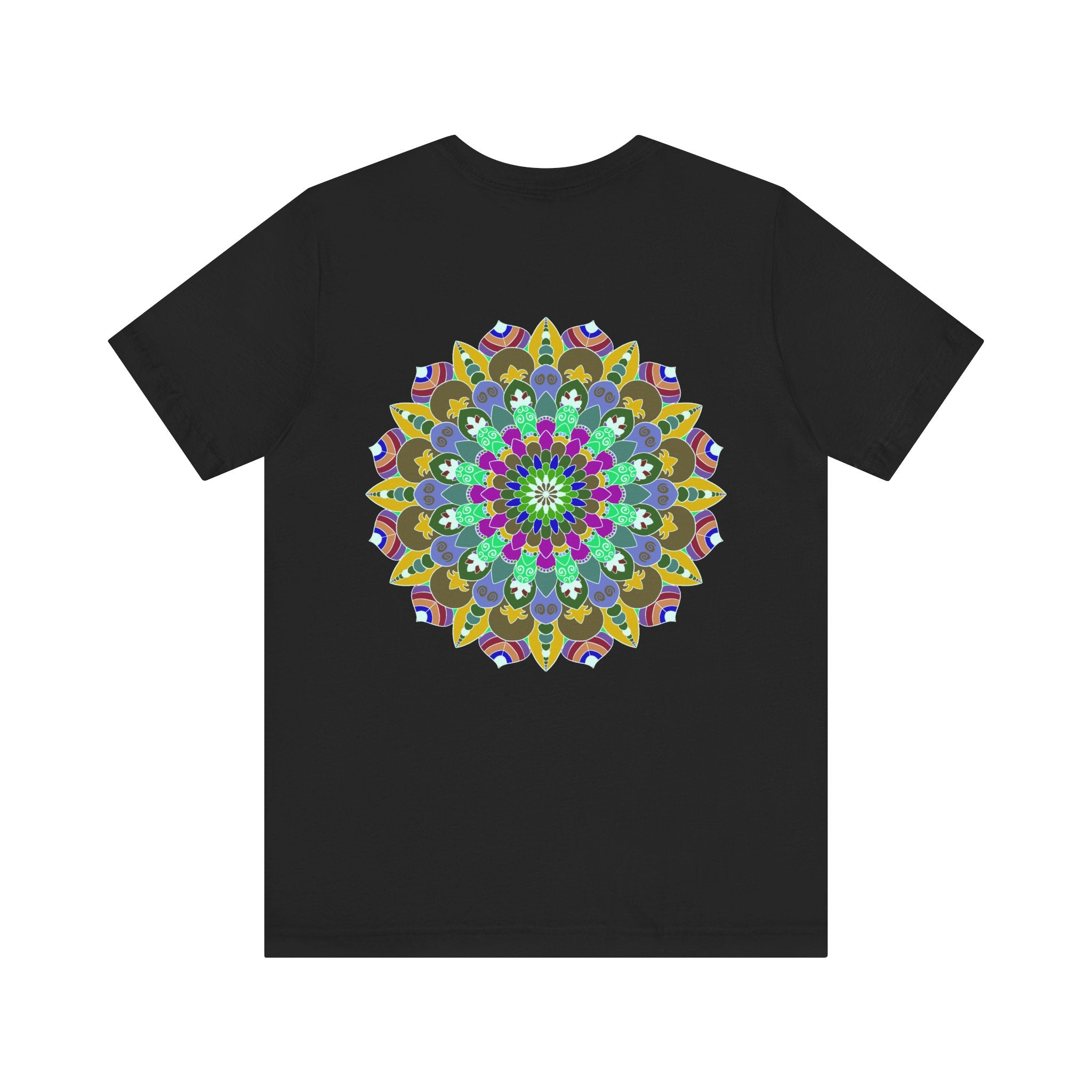 Vibrant Mandala Tee featuring a beautiful design symbolizing spiritual peace and harmony, perfect for those seeking inner tranquility and positive energy