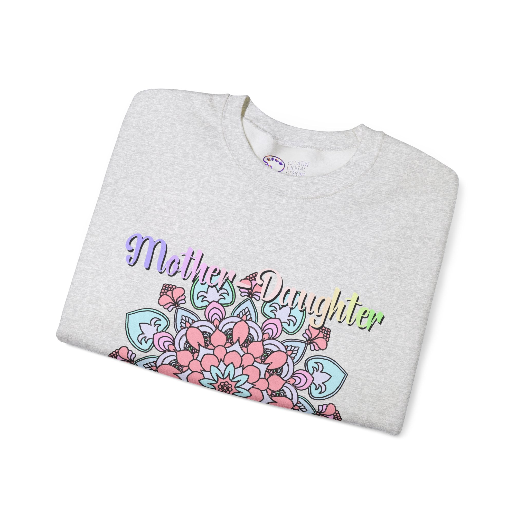 Sweatshirt mit Mandala-Muster zur Feier der Mutter-Tochter-Liebe