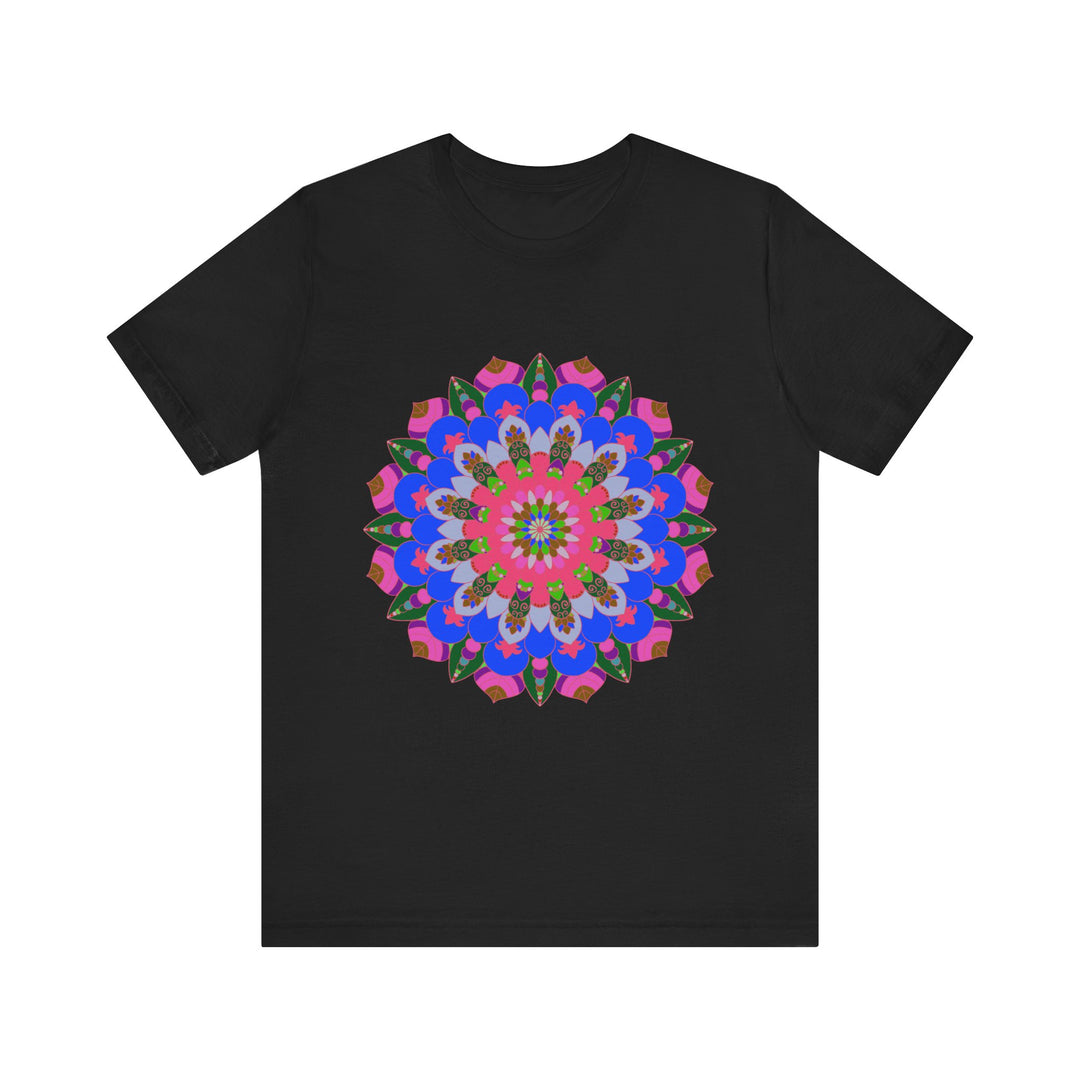 Colorful Mandala Geometric T-Shirt with intricate and vibrant design for men and women