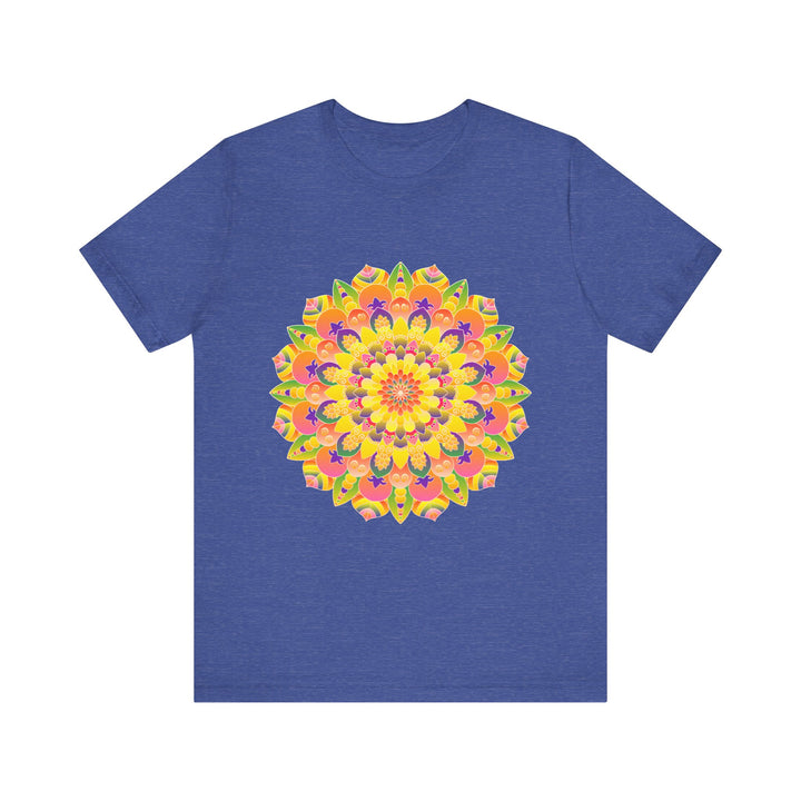 Vibrant Mandala Tee - Spiritual Art Design in rich, colorful hues and intricate patterns