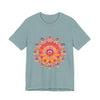 Vibrant Mandala T-Shirt - Colorful Spiritual Design alt text 51