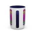  Beautiful and colorful mandala art printed on a durable coffee mug