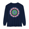 Colorful and intricate mandala design long sleeve t-shirt for men and women