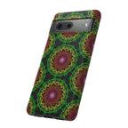 Artistic Mandala Phone Case with Bold Patterns and Modern Flair