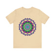 Vibrant Mandala Tee featuring a colorful and intricate design, perfect for adding a pop of color to any outfit