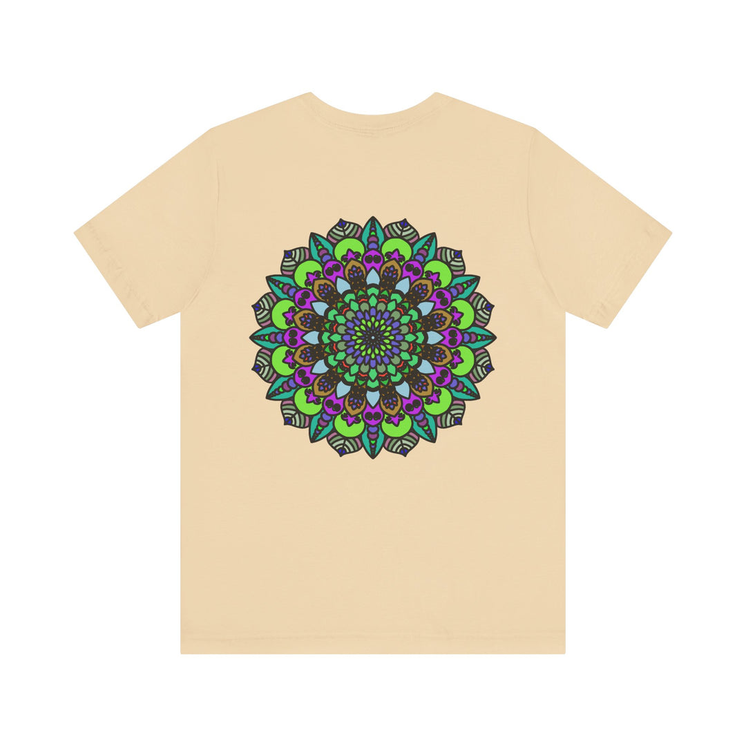 Beautiful Mandala Peace Tee with intricate design representing spiritual harmony and balance, perfect for meditation and yoga practice