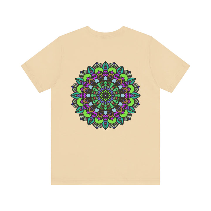 Beautiful Mandala Peace Tee with intricate design representing spiritual harmony and balance, perfect for meditation and yoga practice