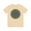 Beautiful mandala peace tee with intricate design symbolizing spiritual harmony and tranquility, perfect for those seeking inner peace and balance