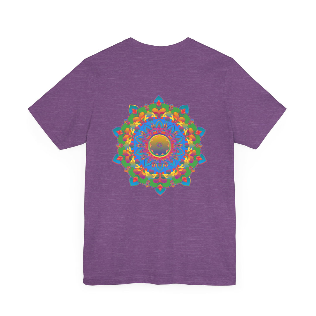 Vibrant Mandala Tee featuring colorful and intricate design symbolizing spiritual peace and harmony for a peaceful and balanced lifestyle