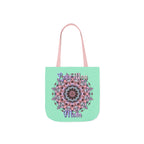 Mandala 'Love You Mom' Canvas Tote — Floral Mother's Day Gift Bag
