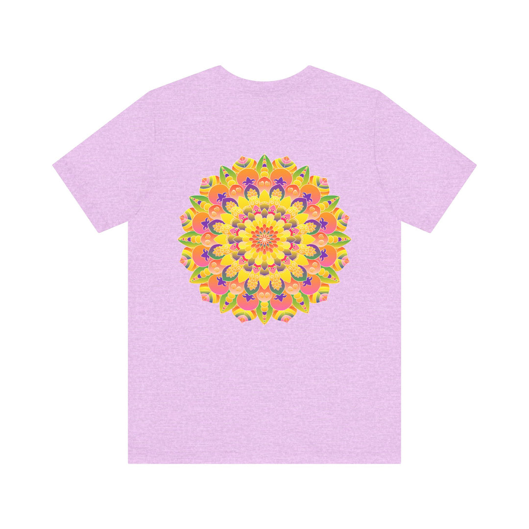 Eye-catching tee with a stunning mandala print symbolizing harmony