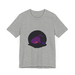 Black Cat Mystery T-Shirt with Enigmatic Black Cat and Ouija Board