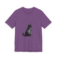 Black Cat Mystery - T-Shirt featuring a sleek black cat design on a comfortable cotton tee perfect for casual wear