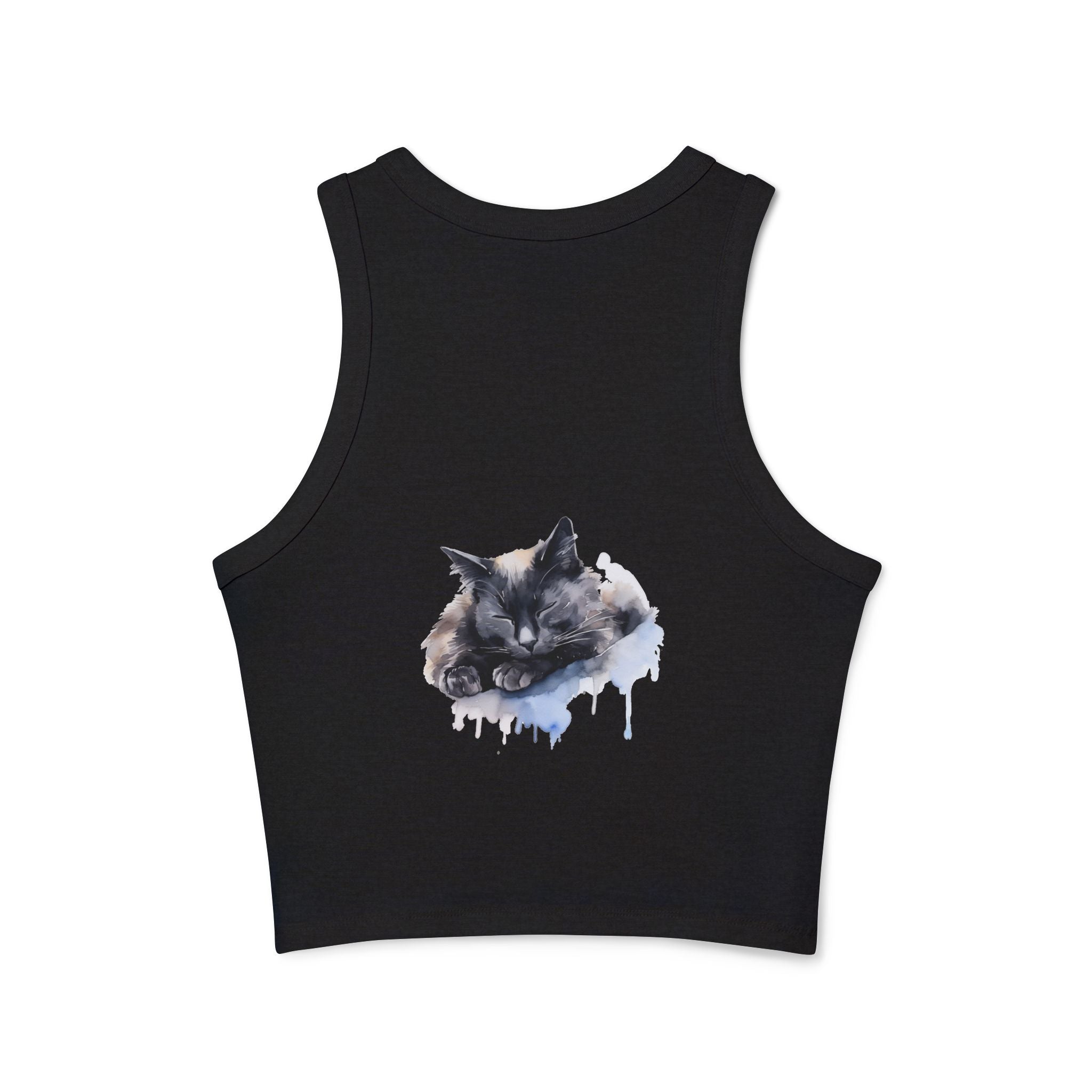 Cozy Cat Racerback Tank Perfect for Casual Wear