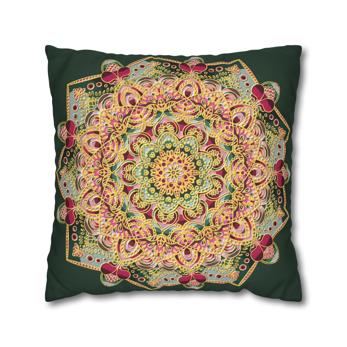 Mandala Boho Square Pillowcase