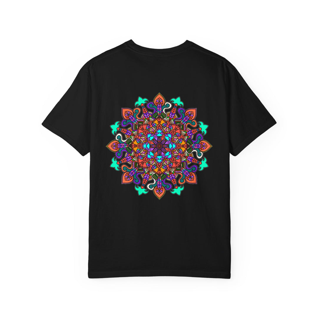 Mandala Art T-Shirt in Bold Colors for Creative Expression
