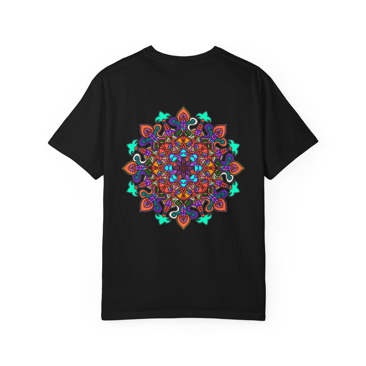 Mandala Art T-Shirt in Bold Colors for Creative Expression