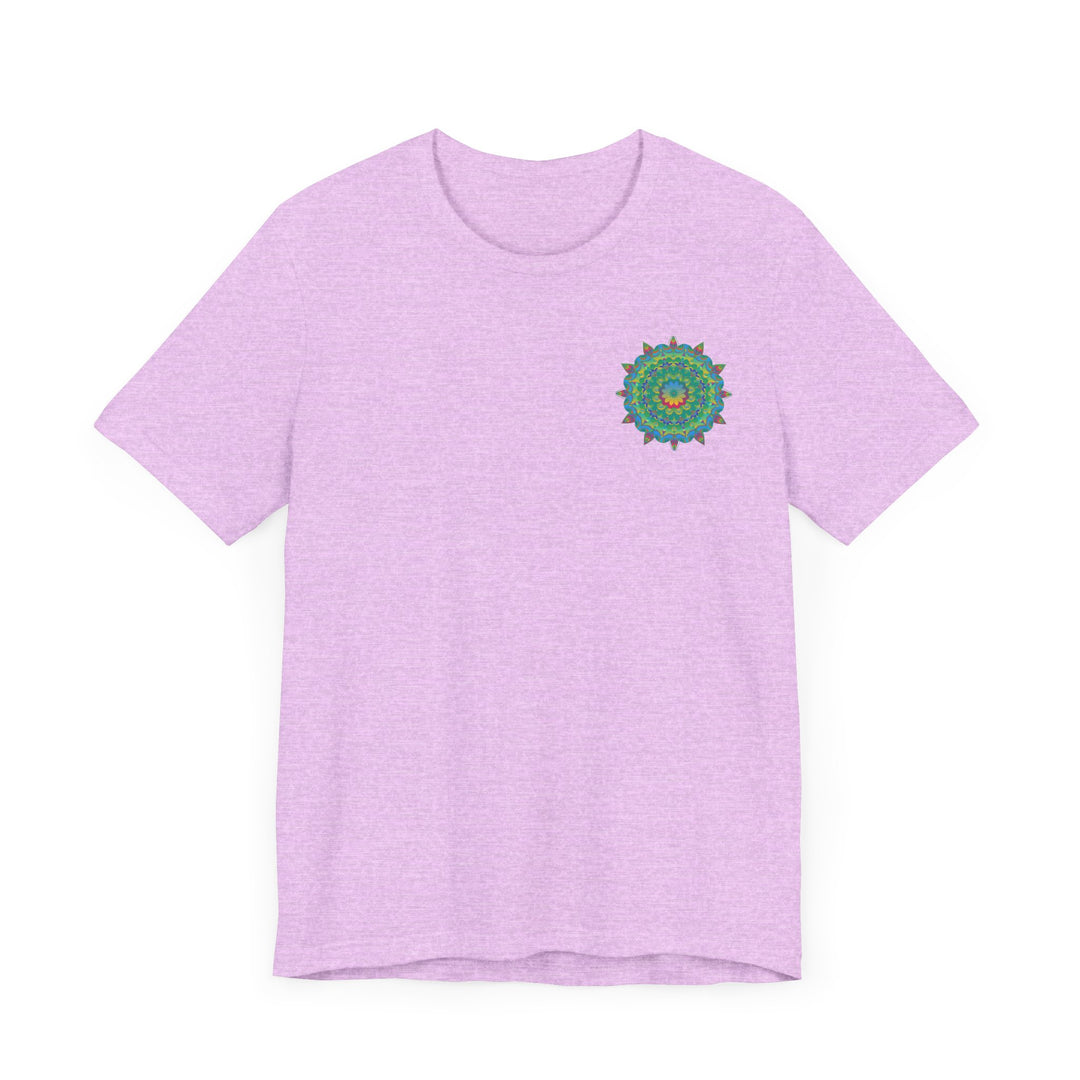 Beautiful Mandala Tee with intricate design symbolizing spiritual peace and harmony