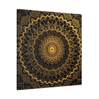 Himmlische Geometrie auf Marmor – gespannte Leinwand mit mattem Finish