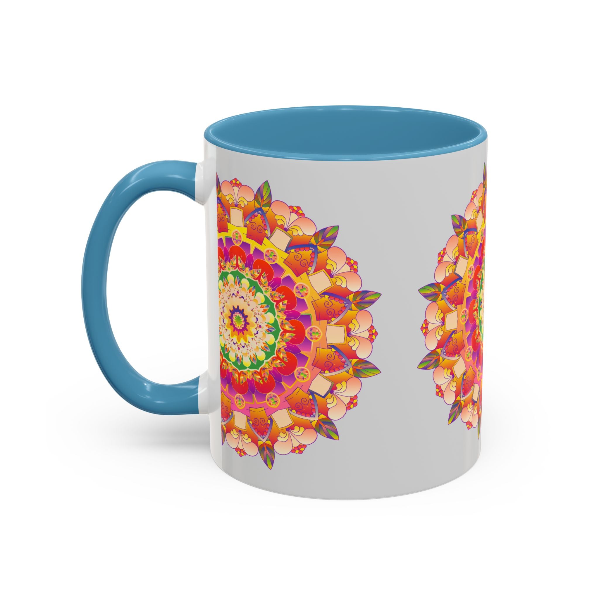 Beautiful coffee mug with intricate mandala art design