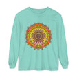 Intricate Mandala Unisex Long Sleeve T-Shirt featuring a detailed and colorful mandala design