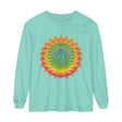 Stylish and unique long sleeve shirt with intricate mandala print