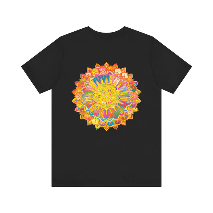 Vibrant Mandala Tee featuring intricate design for Spiritual Peace & Harmony