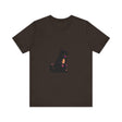 Black Cat Mystery Abstract T-Shirt with vibrant colors and unique design for a trendy and stylish look
