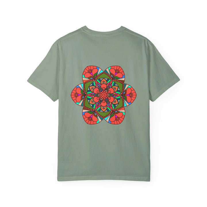 Handmade Mandala Design T-Shirt with vibrant and detailed pattern