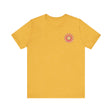 A beautiful and colorful Vibrant Mandala Tee with spiritual symbols promoting peace and harmony for a peaceful and harmonious lifestyle