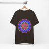 Colorful Mandala Geometric T-Shirt featuring vibrant, intricate patterns and eye-catching design perfect for any casual outfit