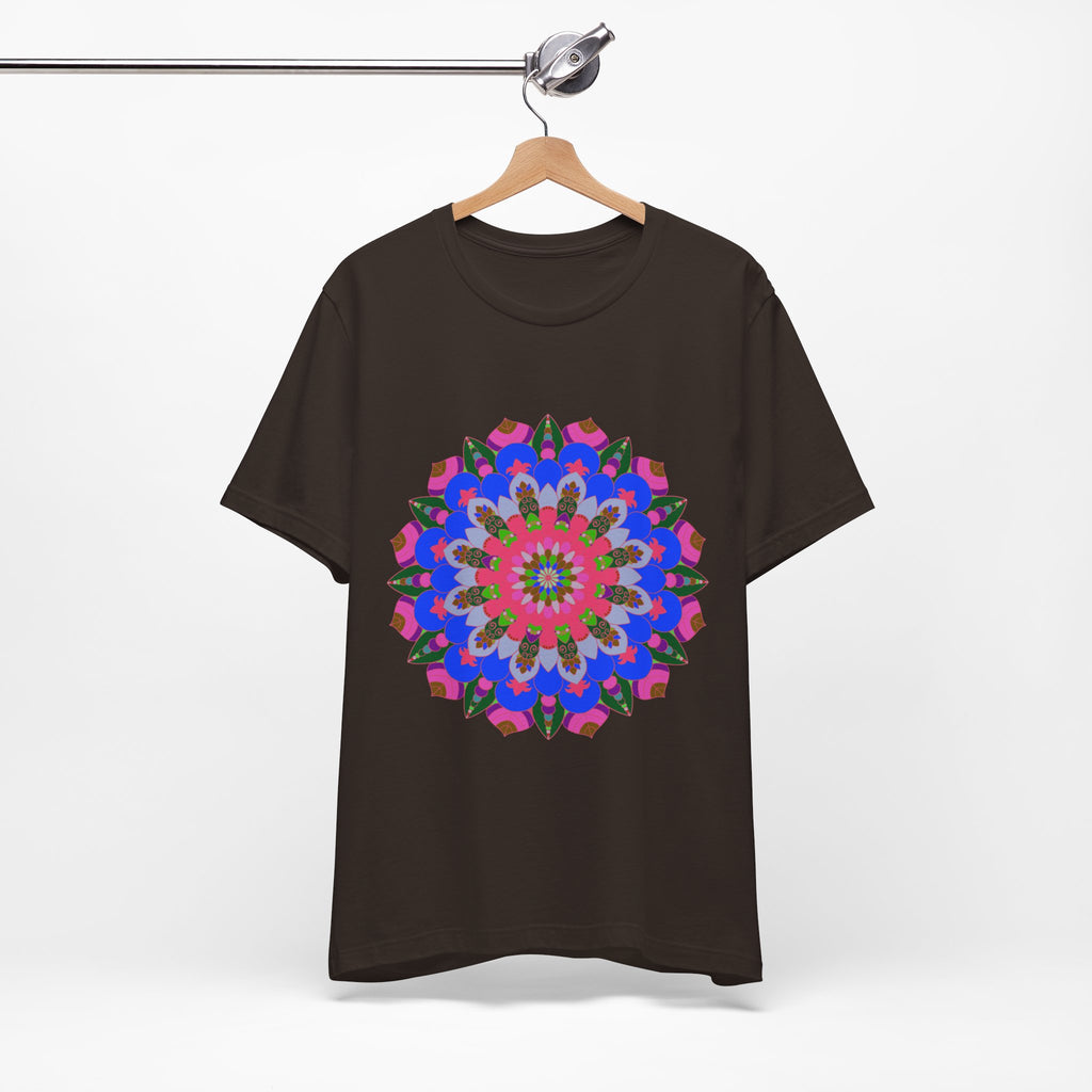 Colorful Mandala Geometric T-Shirt featuring vibrant, intricate patterns and eye-catching design perfect for any casual outfit