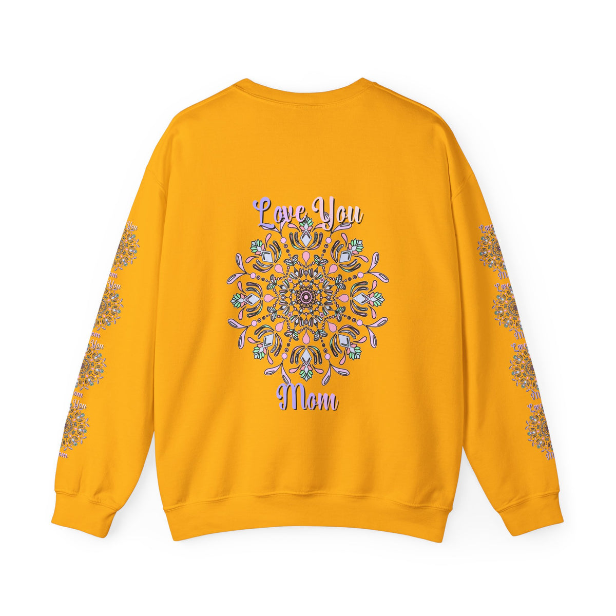 Felpa Mandala "Mamma Potente" in Morbide Tonalità Pastello