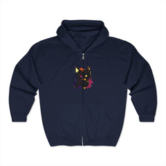 Black Cat Watercolor Hoodie - Mystical Design 