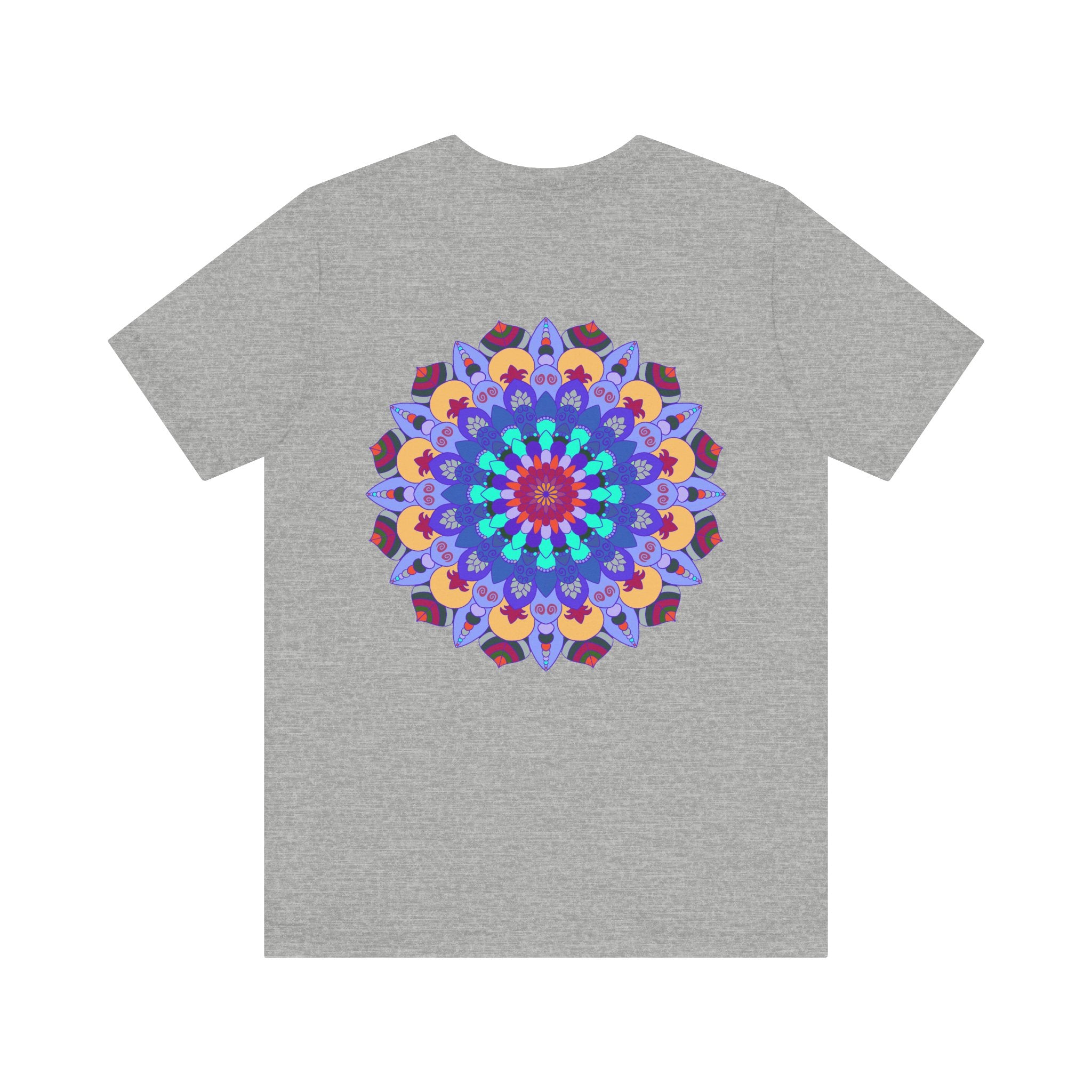 Colorful Mandala Peace & Harmony T-Shirt with Spiritual Art Design for Inner Peace and Balance