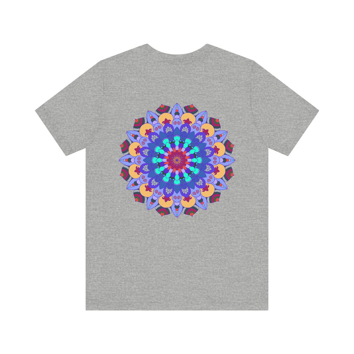 Colorful Mandala Peace & Harmony T-Shirt with Spiritual Art Design for Inner Peace and Balance