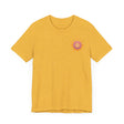 A beautiful and colorful mandala design T-shirt that promotes peace and harmony