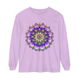 Colorful Mandala Long Sleeve T-Shirt - Psychedelic Art image 9