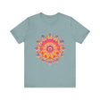 Vibrant Mandala T-Shirt - Colorful Spiritual Design alt text 13