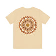  Mandala tee with serene and harmonious color palette