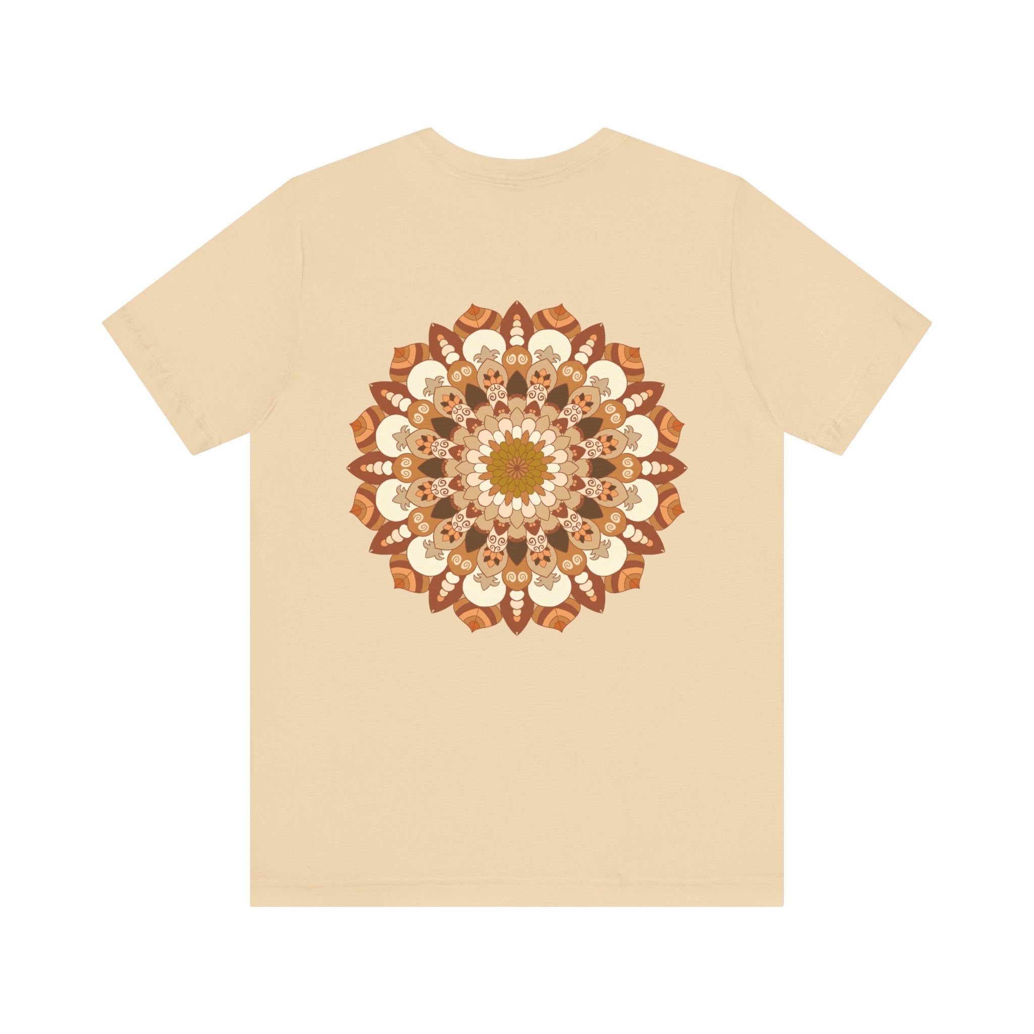  Mandala tee with serene and harmonious color palette